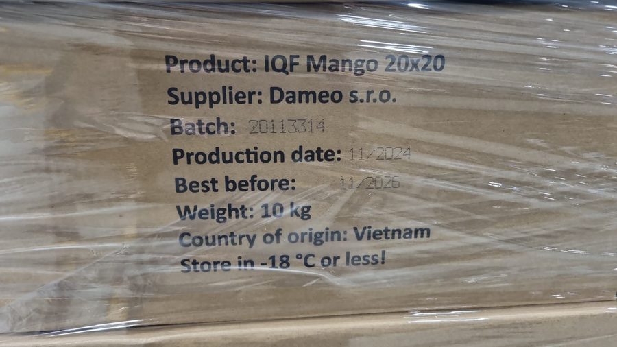 Mango label
